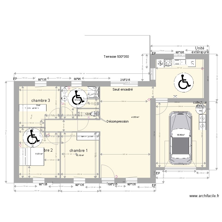 plantravauxcotéréel17102018. Plan de 0 pièce et 0 m2