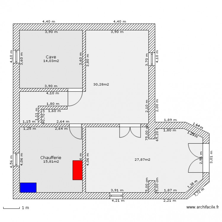 S/S M. Plan de 0 pièce et 0 m2