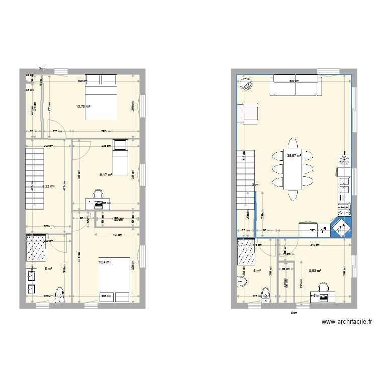 St Paul 2. Plan de 9 pièces et 98 m2