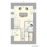 Petite maison - plan et toit MODIFIE 2