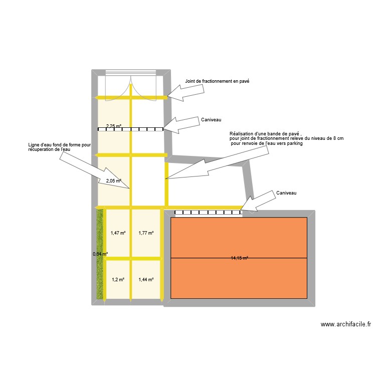 Leclerc. Plan de 8 pièces et 25 m2