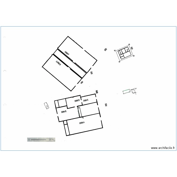 MAS DUSSON. Plan de 12 pièces et 763 m2