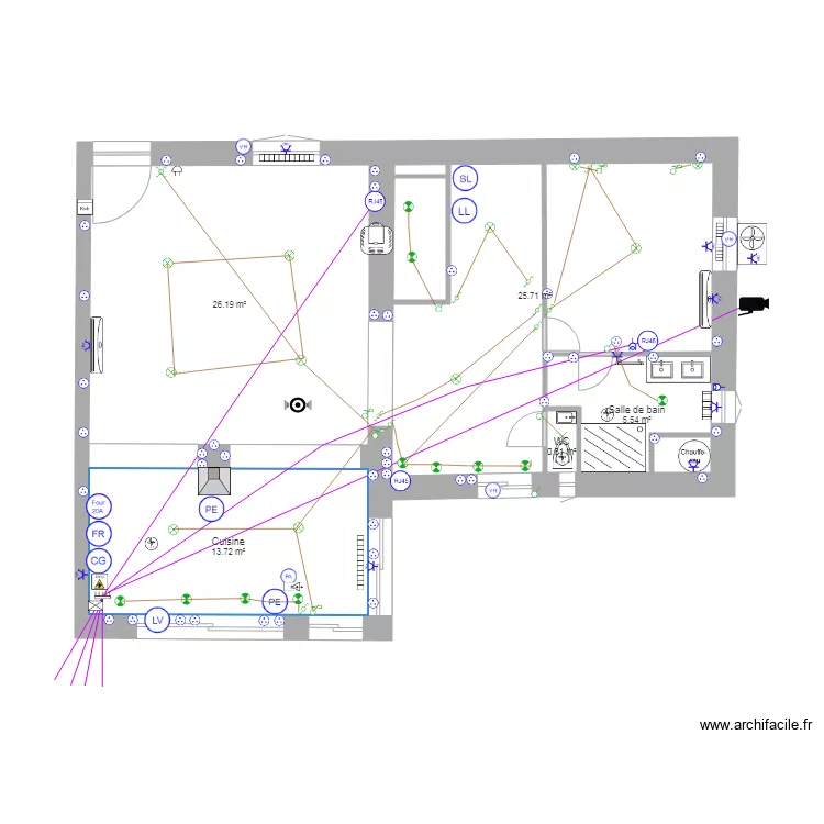 maison electrecite. Plan de maison electrecite. Plan de
