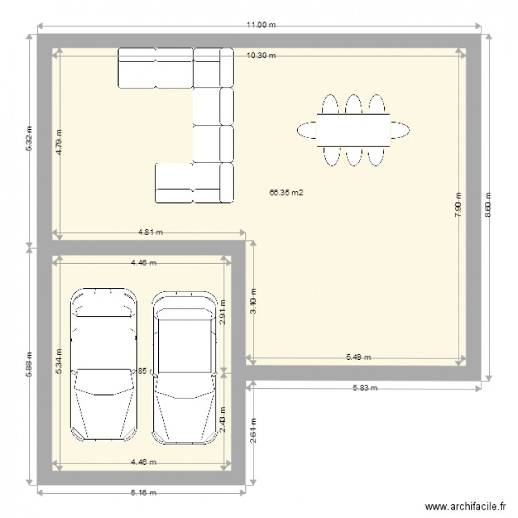 Projet 2 Bas. Plan de 0 pièce et 0 m2