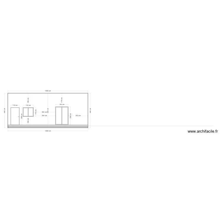 MACON FACADE SUD. Plan de MACON FACADE SUD. Plan de