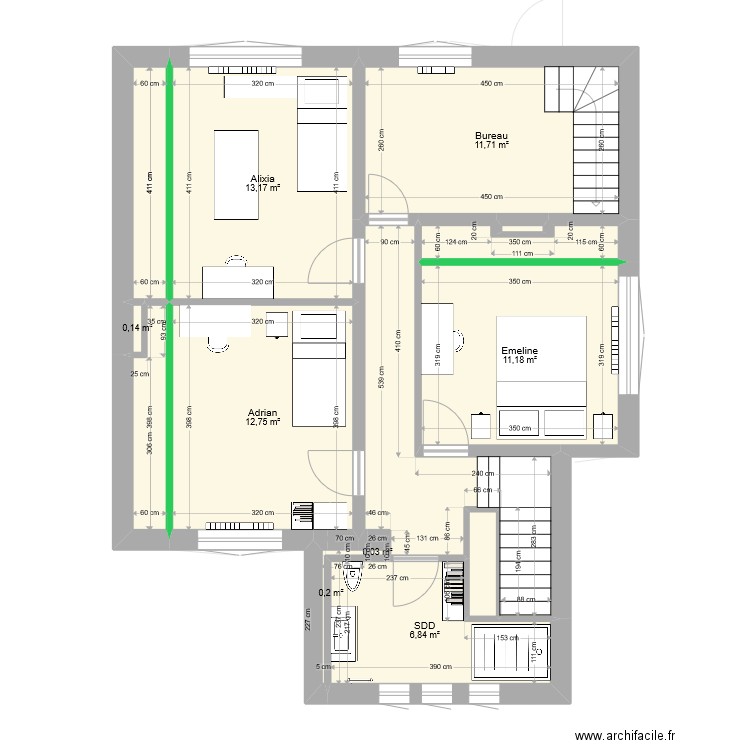 Maison Résistance V12b. Plan de 42 pièces et 378 m2