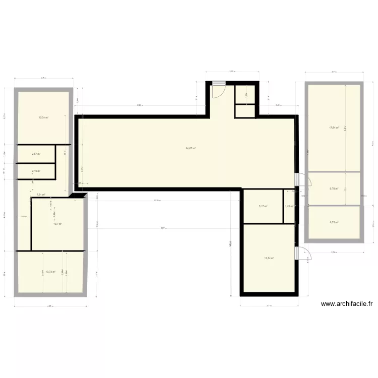LEBRUN MAISON MODERNE 03-22. Plan de 