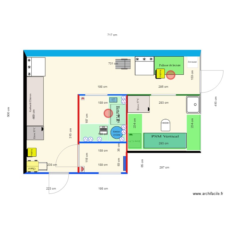 labo PCRversion du 14062019 complet. Plan de 0 pièce et 0 m2