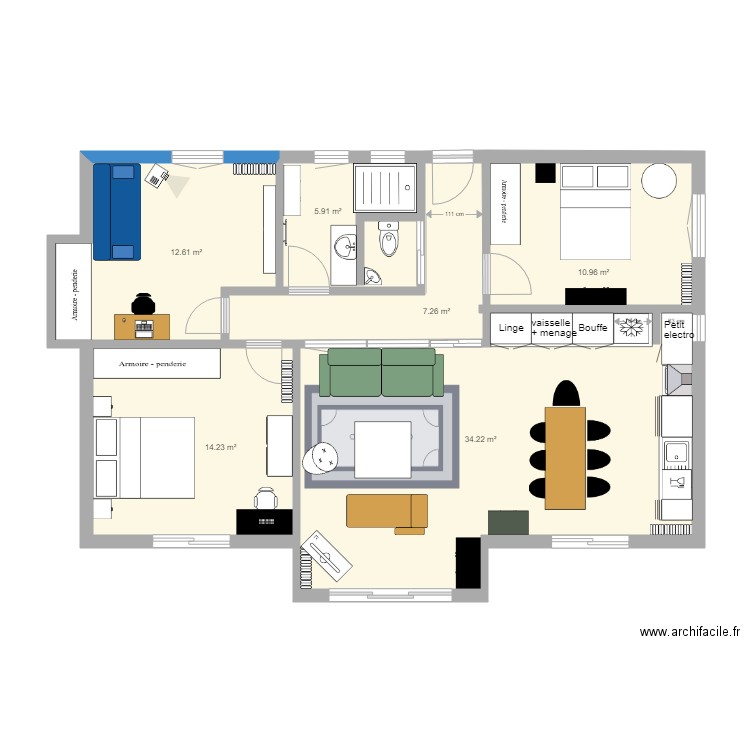 TALENCE CUISINE L. Plan de 0 pièce et 0 m2