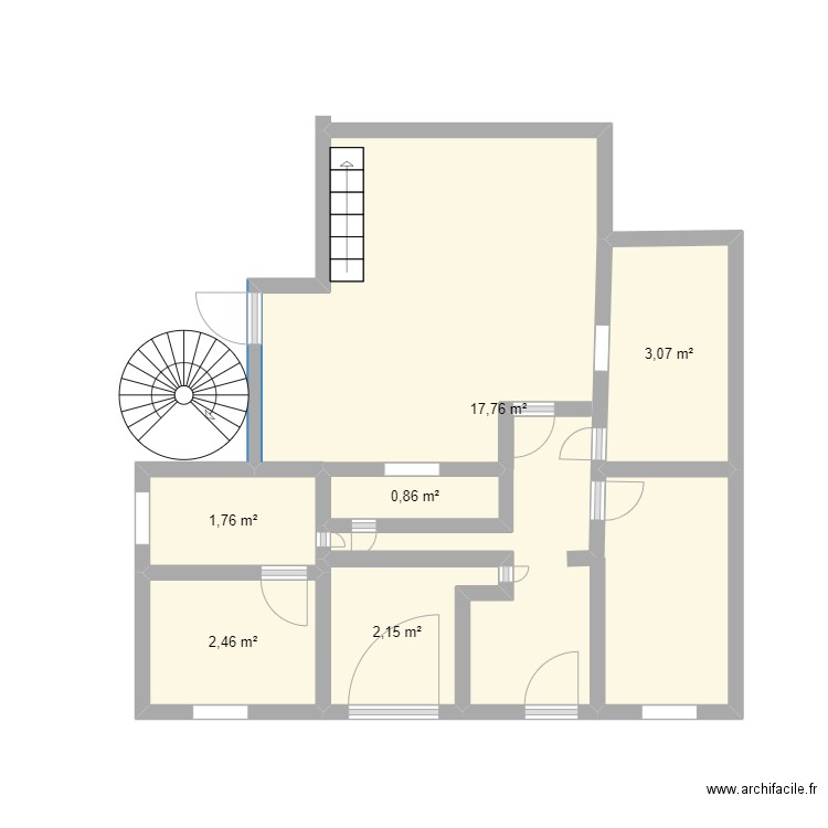 darna. Plan de 0 pièce et 0 m2