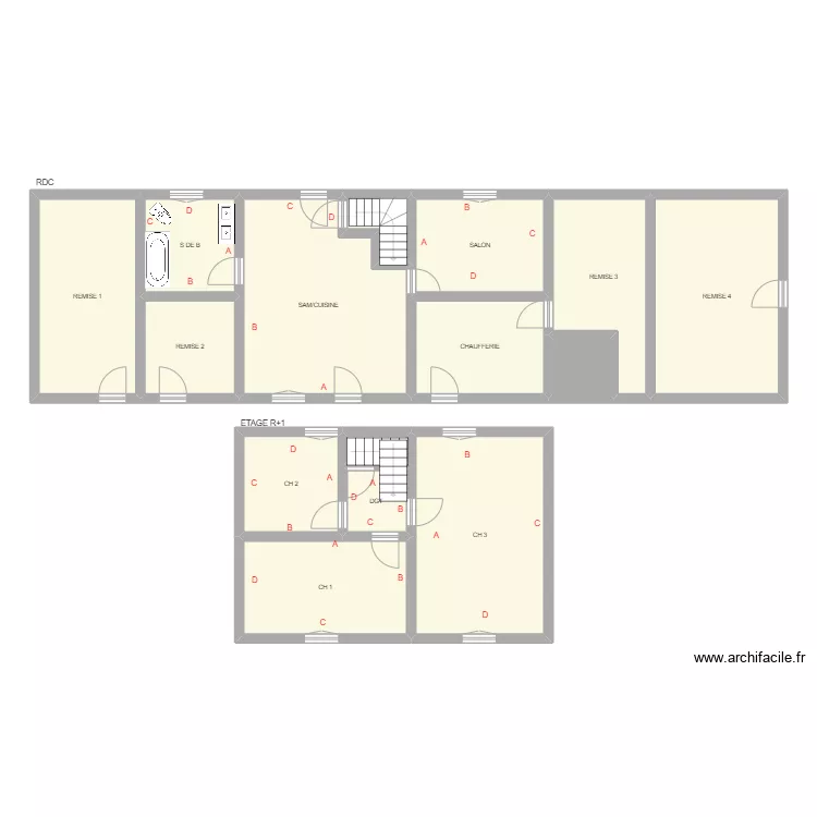 PRADEAU. Plan de PRADEAU. Plan de