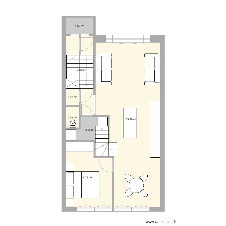 Tabellion 3e étage version 6. Plan de 0 pièce et 0 m2