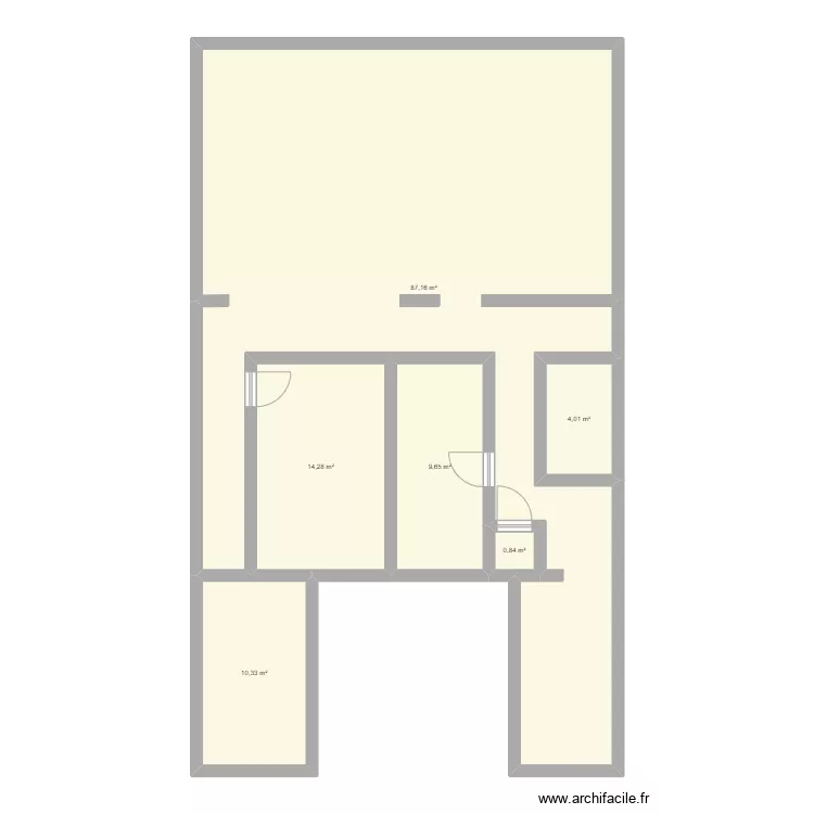 Faidherbe 3eme. Plan de 