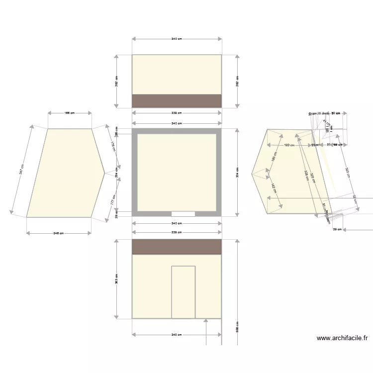 plan abri de jardin. Plan de 