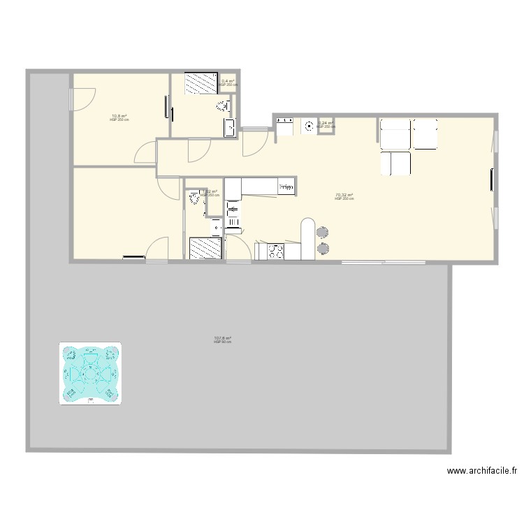 Appartement FREJUS 2. Plan de 0 pièce et 0 m2