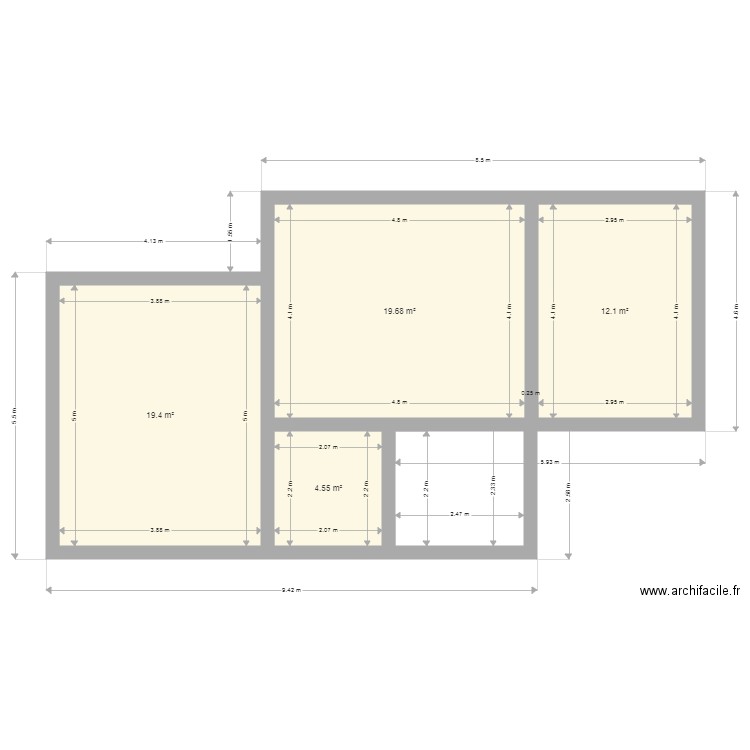 plm. Plan de 0 pièce et 0 m2