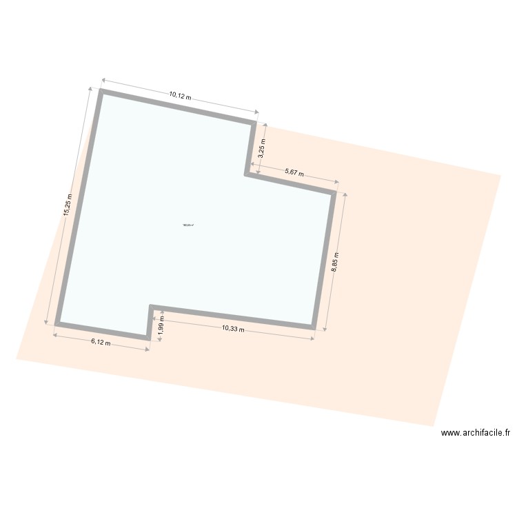 plan de masse vieu chai. Plan de 1 pièce et 183 m2