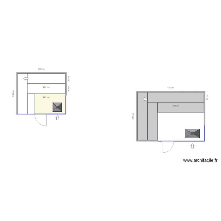 sauna Villeneuve 2. Plan de 