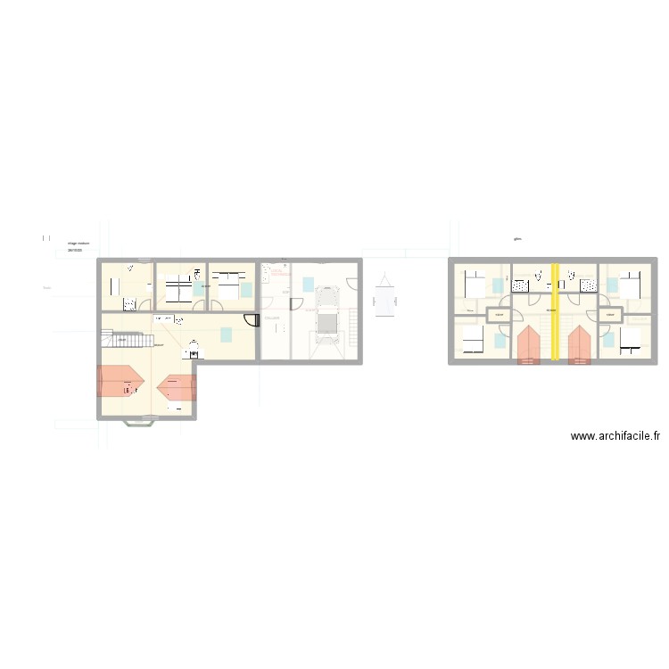 MAISON +GITES 26/10/23 RDCH. Plan de 17 pièces et 339 m2