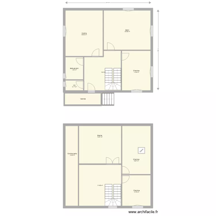 PEYER MONTBRISON. Plan de 