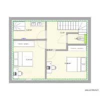 plan &eacute;tage construction 1