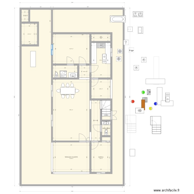 KOUBIA DP PROJECT V01. Plan de 0 pièce et 0 m2