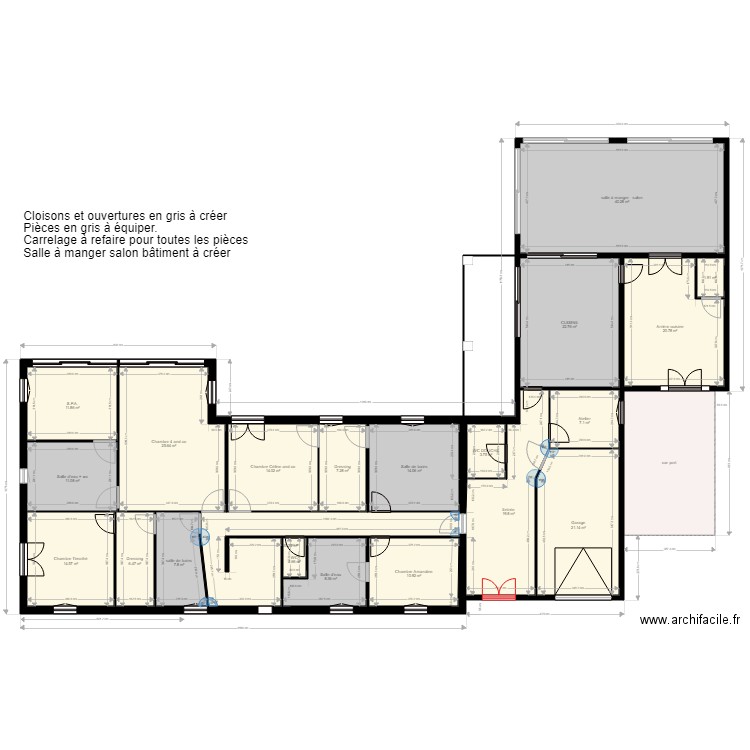 16 greleterie 2 eme projet. Plan de 0 pièce et 0 m2