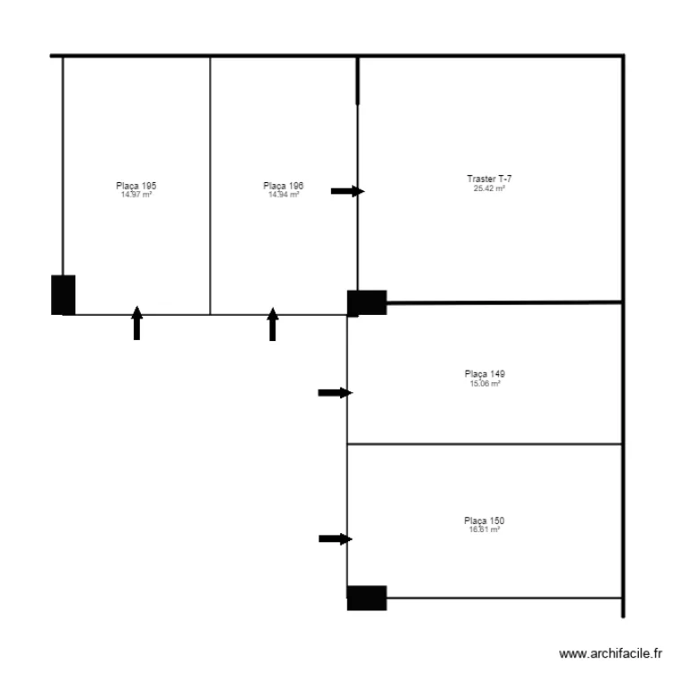 pleta s pere tarter casa 25 c. Plan de 