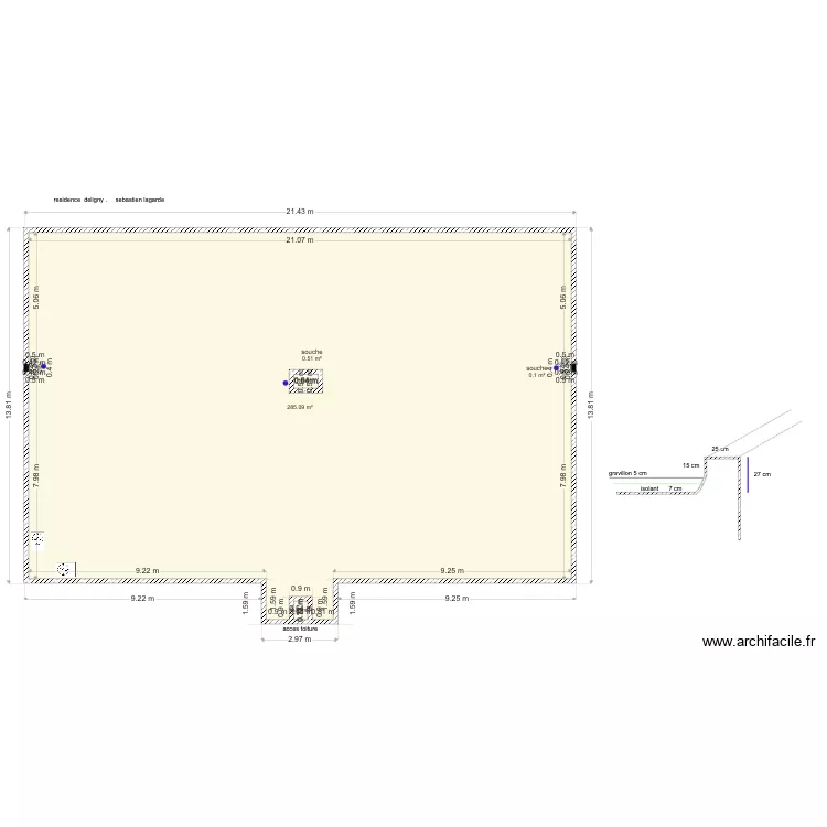 residence deligny. Plan de residence deligny. Plan de
