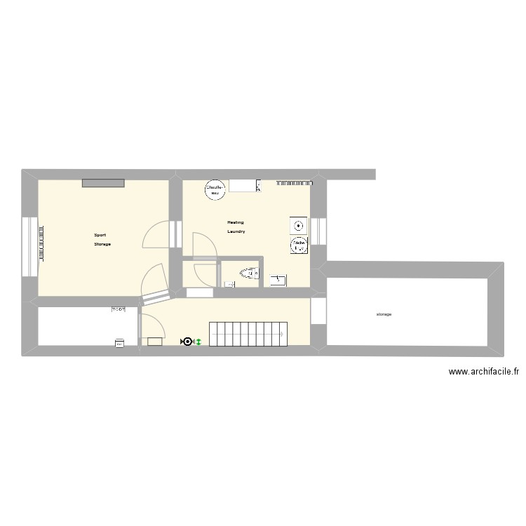 Aduatiques Houe Map. Plan de 24 pièces et 328 m2