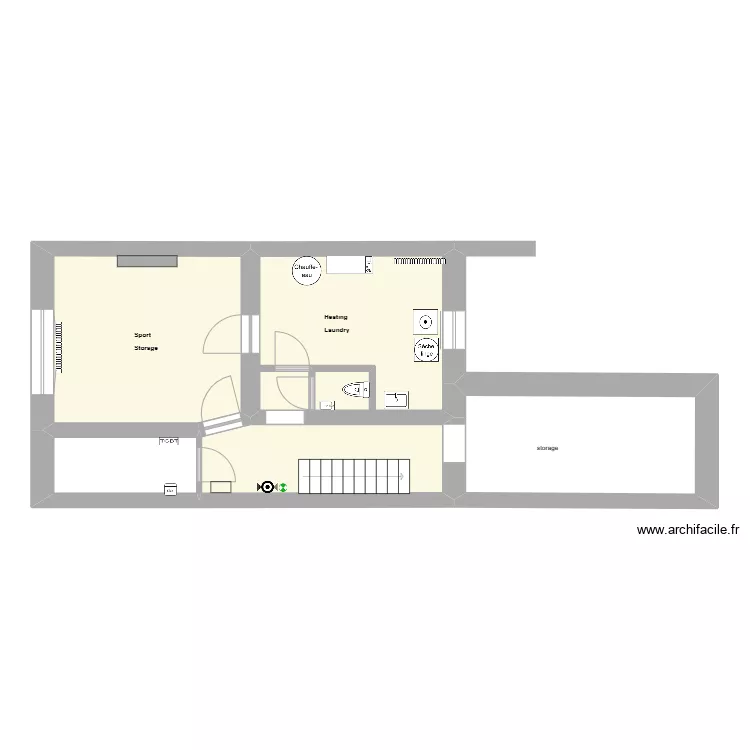 Aduatiques Houe Map. Plan de 