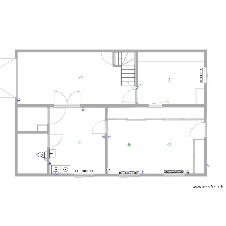 sous sol. Plan de 0 pièce et 0 m2