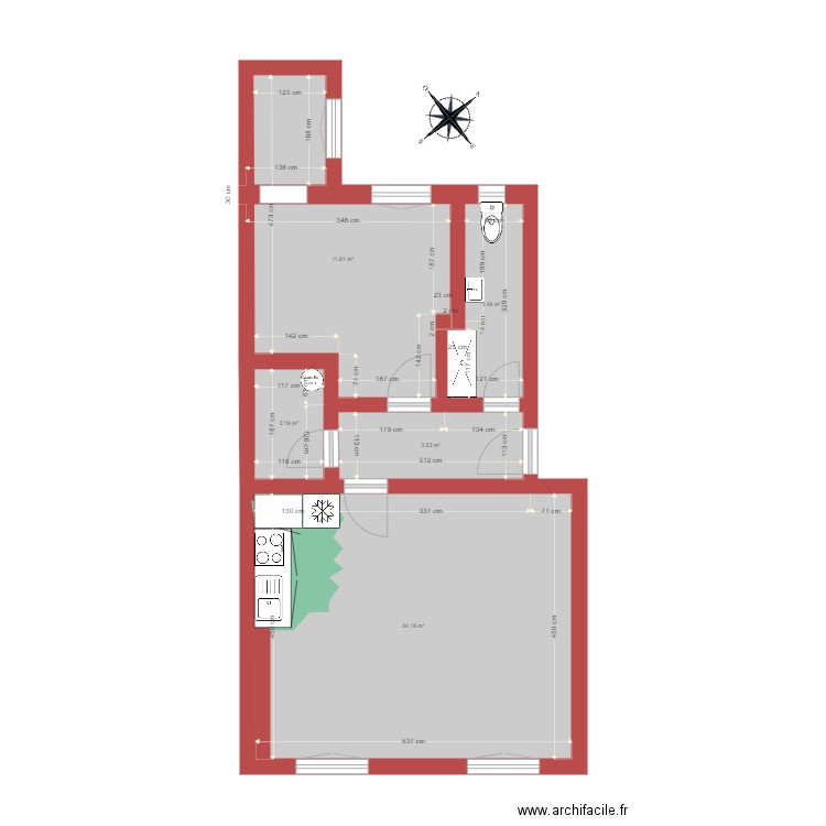 Lourmel 4. Plan de 0 pièce et 0 m2