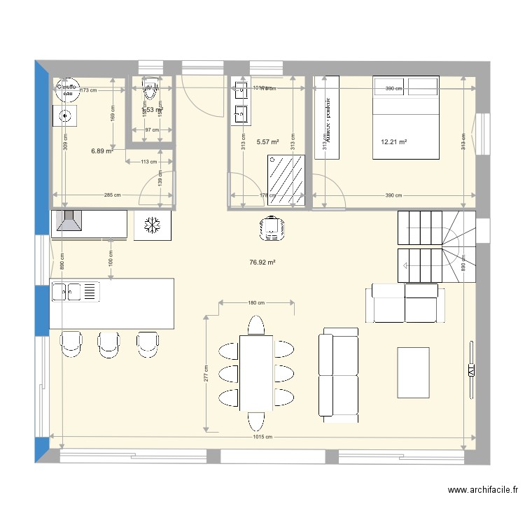 PROJET 2. Plan de 0 pièce et 0 m2