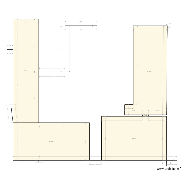 vera claira. Plan de 5 pièces et 251 m2