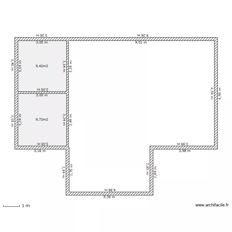 maison en bois 3. Plan de 