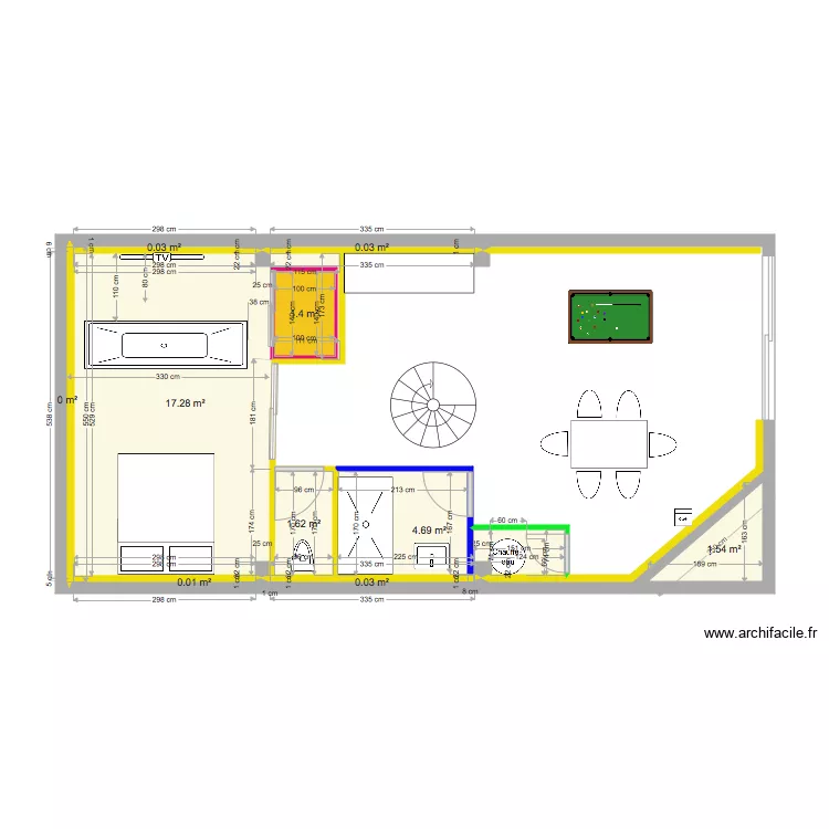 loft Monet version 2. Plan de 