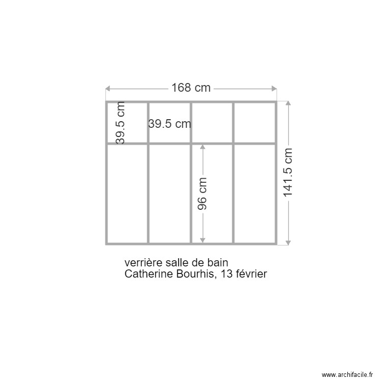 verrière sdb bourhis. Plan de 0 pièce et 0 m2