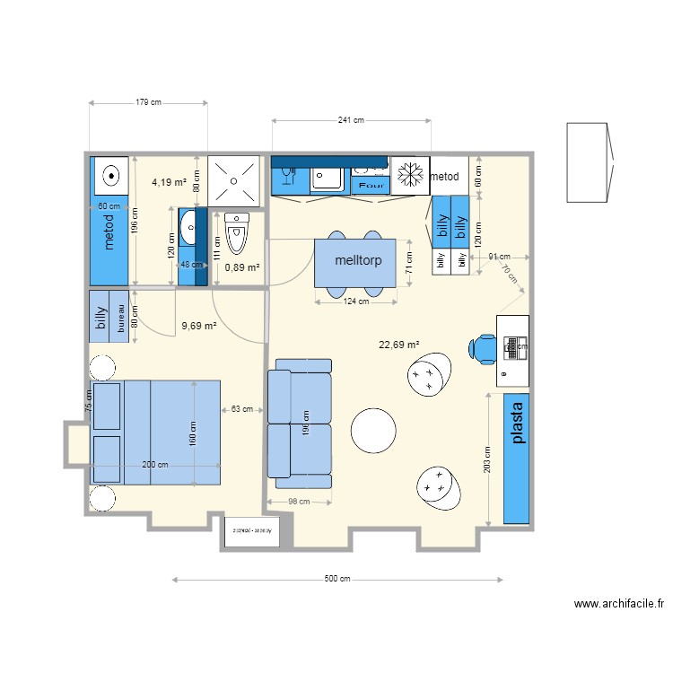 2 PIECES ST LEGER 21 11 20 1727. Plan de 0 pièce et 0 m2