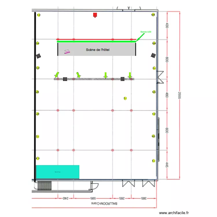 BNS ACI Geneva 1 Starling. Plan de 