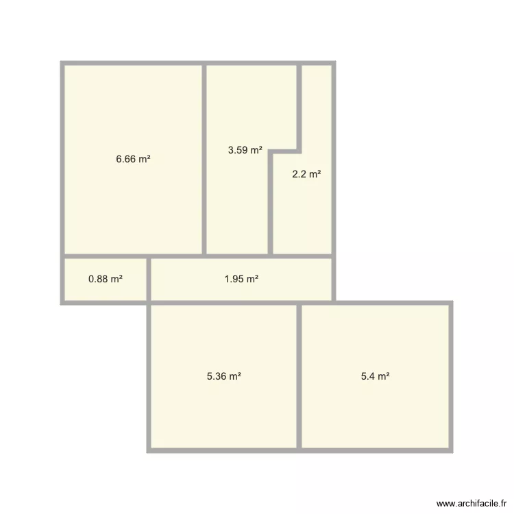 Villa dAlesia. Plan de 