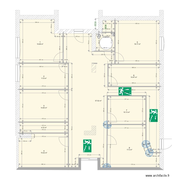 LOCAUX MEDICAUX. Plan de 0 pièce et 0 m2