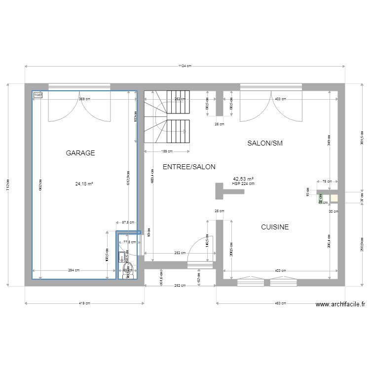 134 Romainville . Plan de 0 pièce et 0 m2