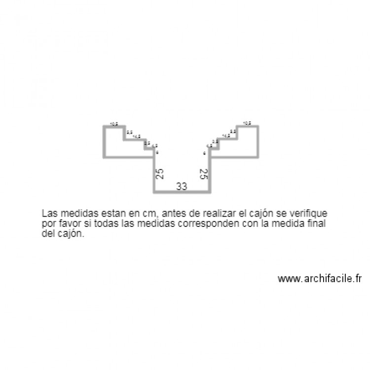 cajon. Plan de 0 pièce et 0 m2