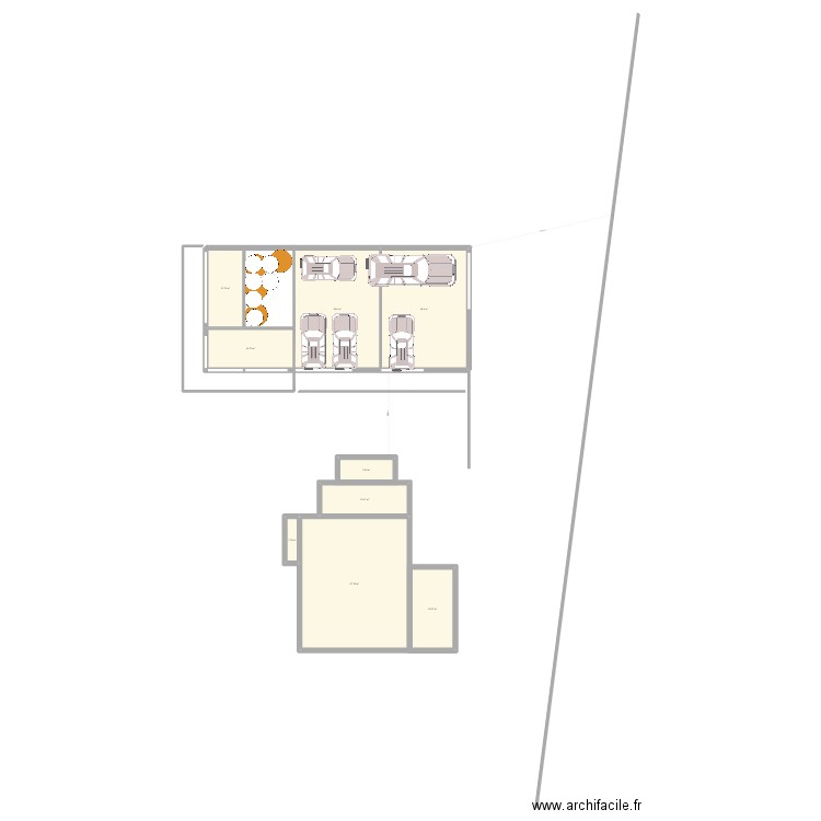 hangar2. Plan de 9 pièces et 234 m2