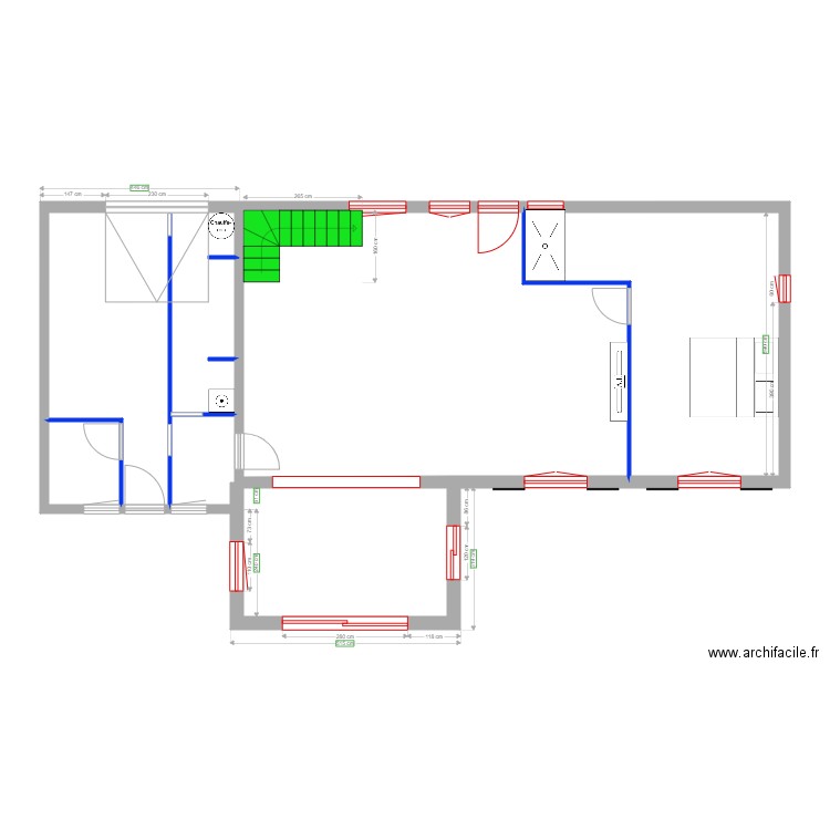 test garage. Plan de 0 pièce et 0 m2