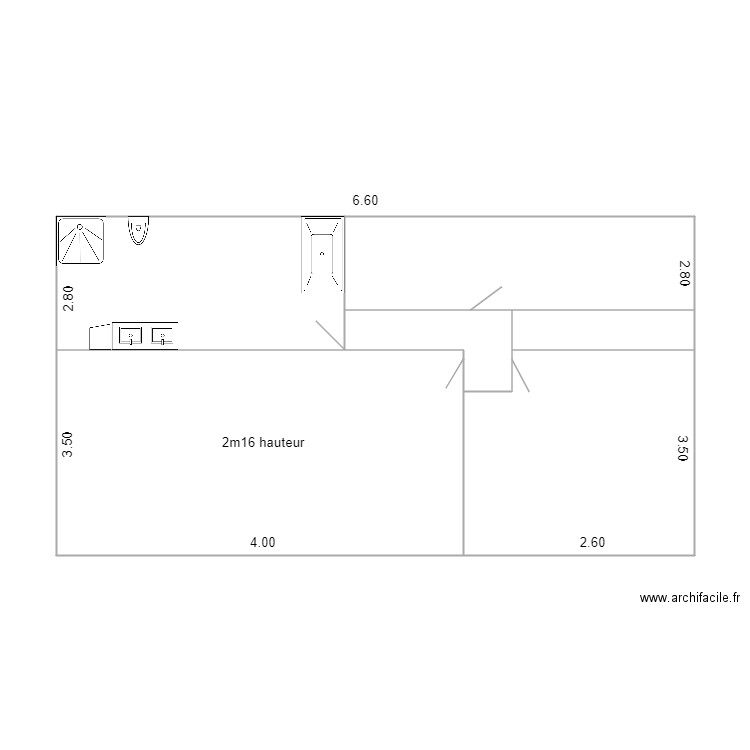 elec haut. Plan de 0 pièce et 0 m2