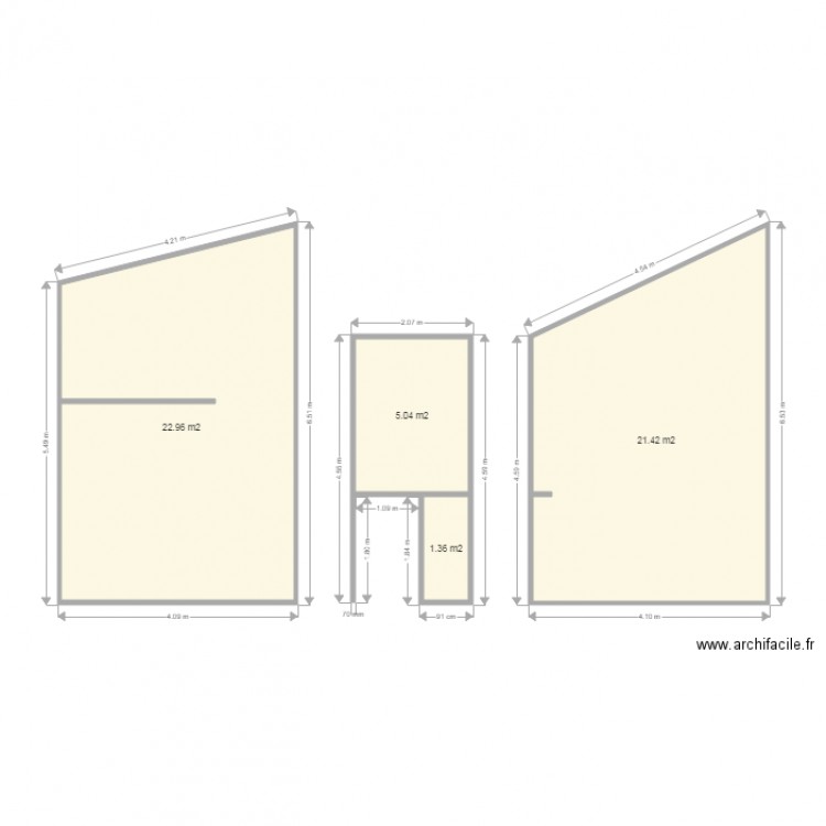 sauveau cage. Plan de 0 pièce et 0 m2