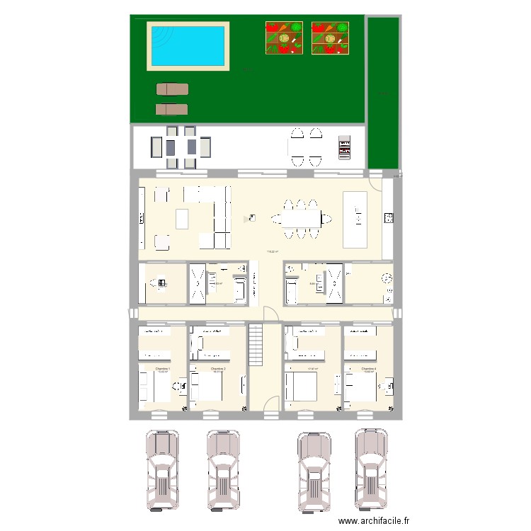 Rez Nvlle construction 1. Plan de 0 pièce et 0 m2