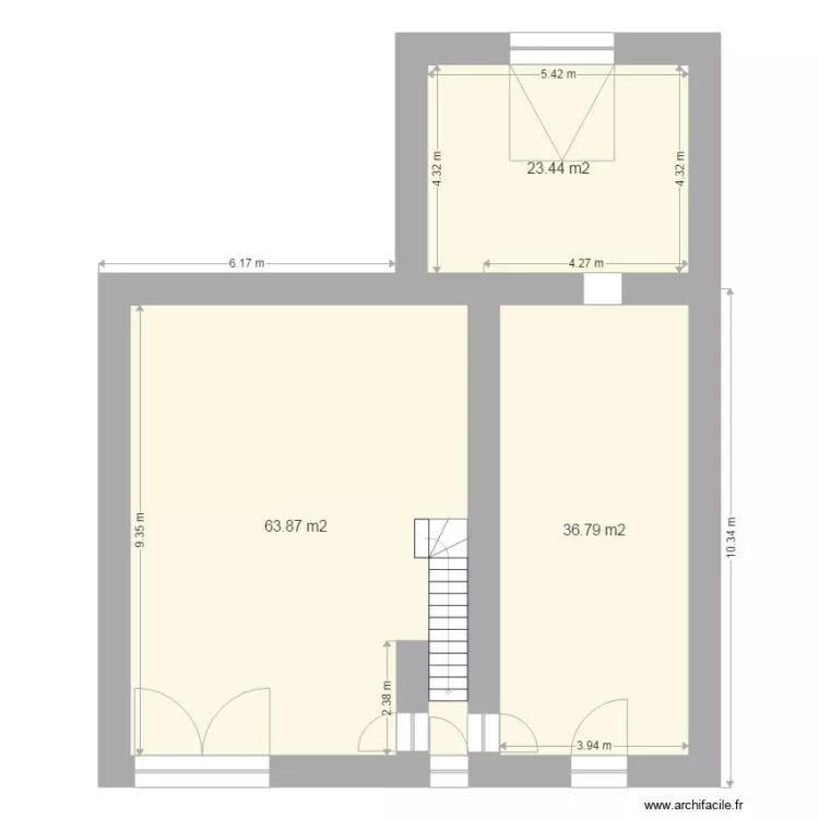 Maison St Bauzille. Plan de Maison St Bauzille. Plan de